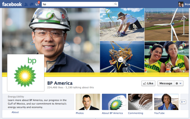 BP America Facebook Timeline