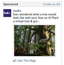 Fedex Facebook ad Bryan Nagy