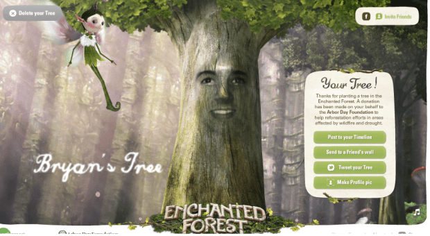 FedEx Facebook Tree Green Bryan Nagy