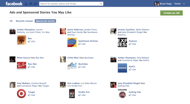 Bryan Nagy Facebook AdBoard advertising