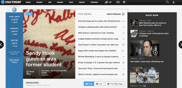 USA Today website Bryan Nagy