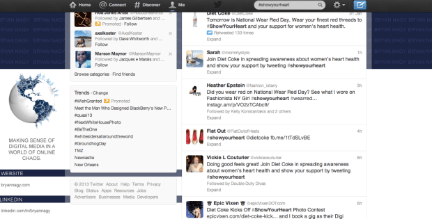 Twitter users were engaged with the brand. 