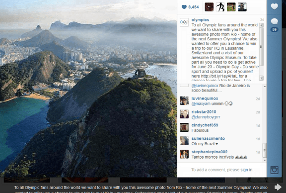 Olympics Marketing Campaign  Instagram Bryan Nagy