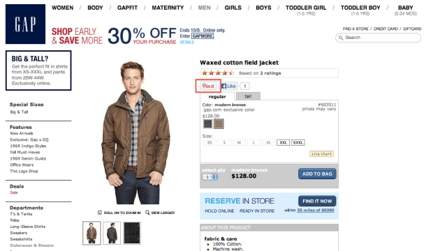 Gap Pin It Button Bryan Nagy